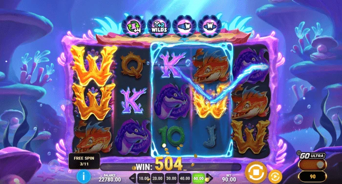 Manta Mayhem - Ganancia en Free Spins con Sticky Wild